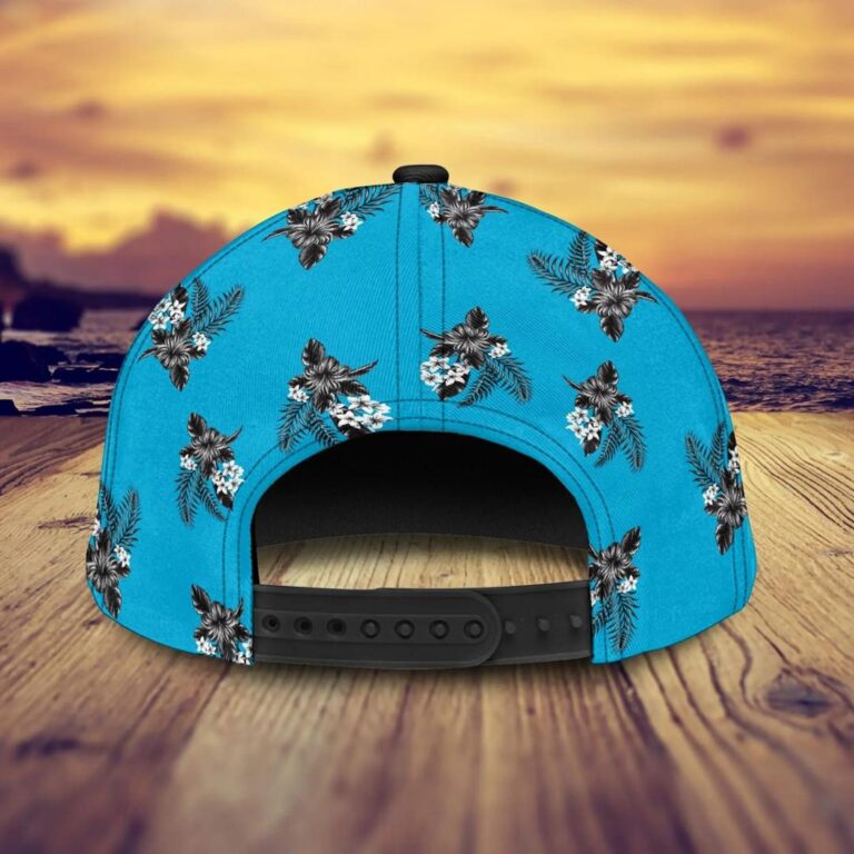 NRL Cronulla-Sutherland Sharks Floral Custom Name Classic Cap