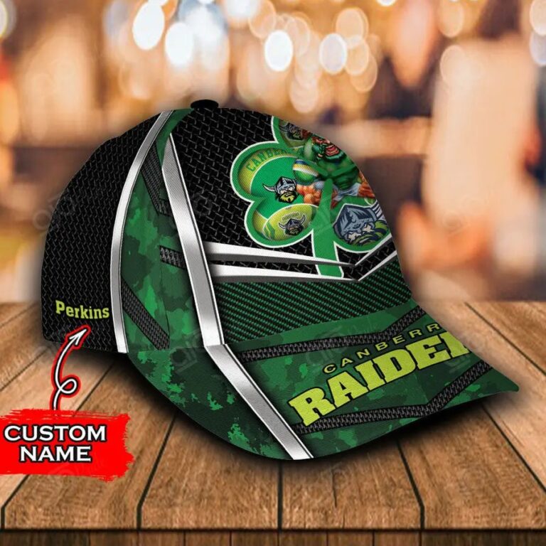 NRL Canberra Raiders Custom Name Classic Cap V2