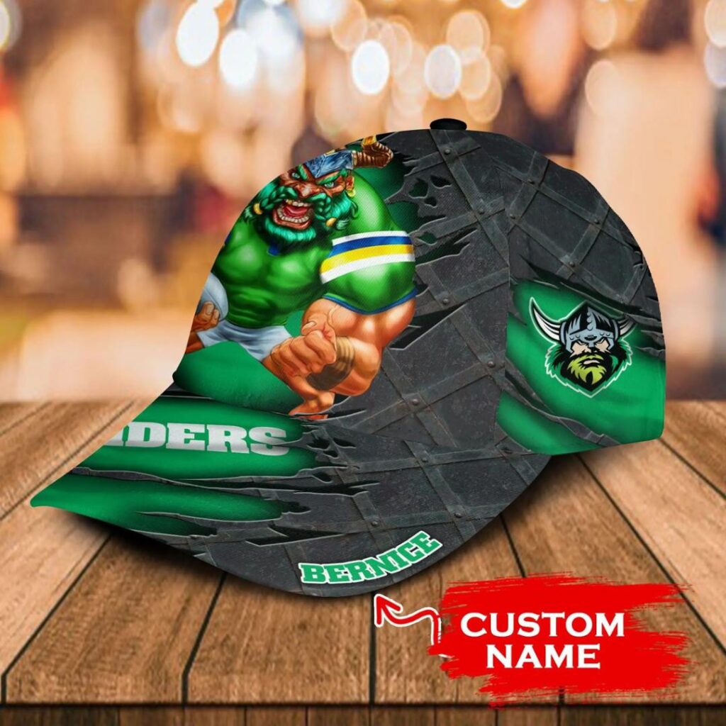 NRL Canberra Raiders Mascot Custom Name Classic Cap