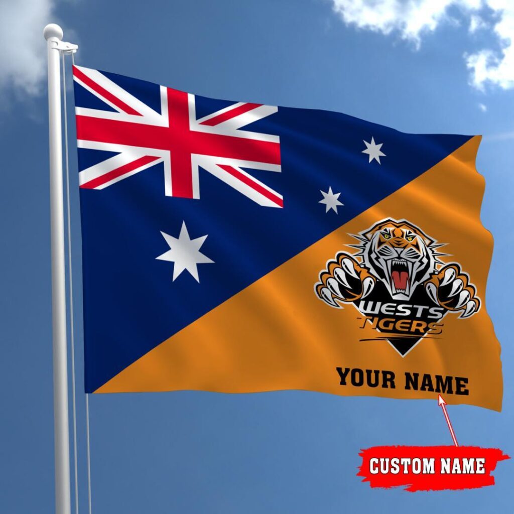 NRL Teams-16-Wests Tigers- Flag