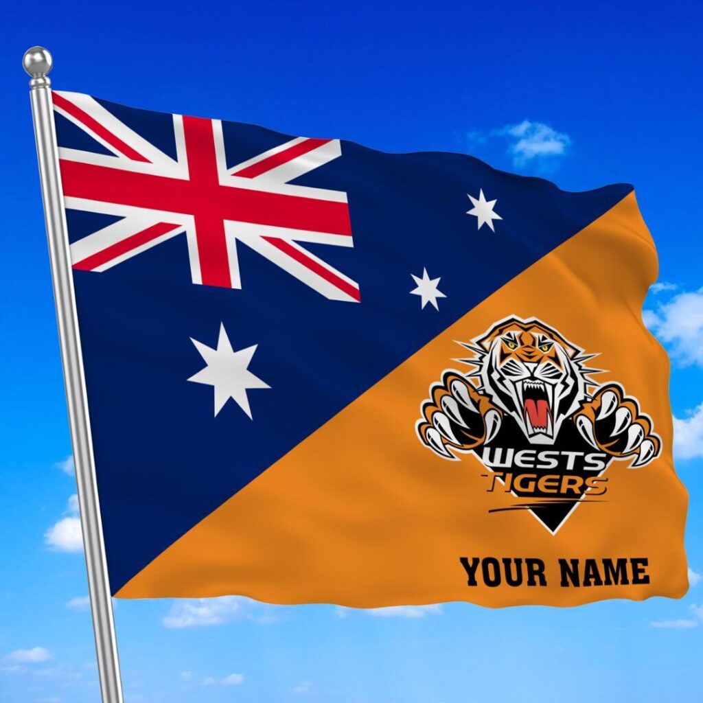 NRL Teams-16-Wests Tigers- Flag