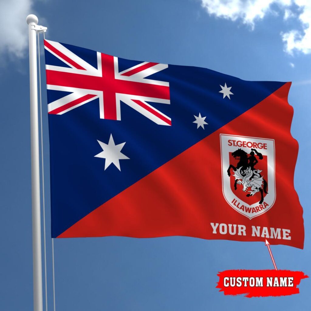 NRL Teams-14-St. George Illawarra Dragons- Flag