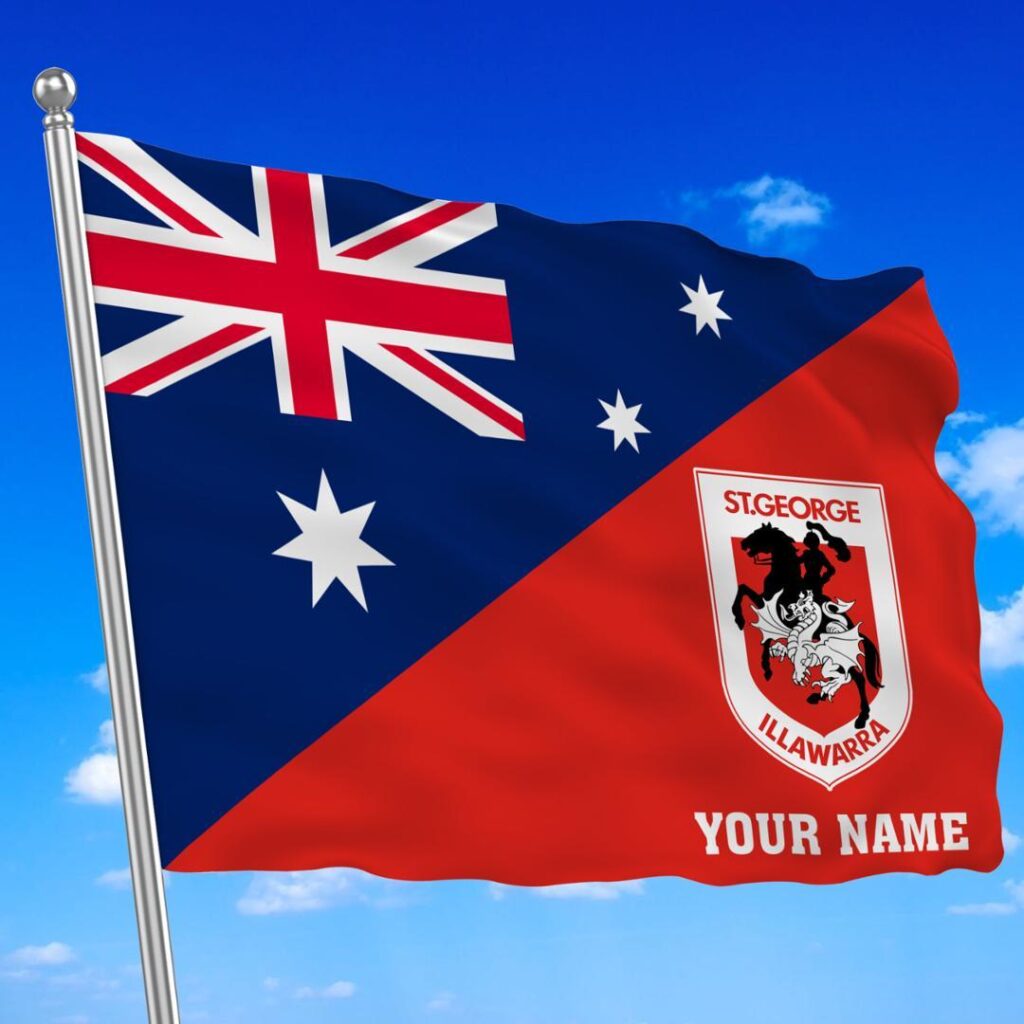 NRL Teams-14-St. George Illawarra Dragons- Flag