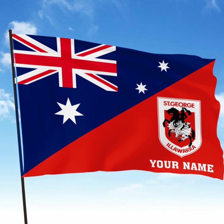 NRL Teams-14-St. George Illawarra Dragons- Flag