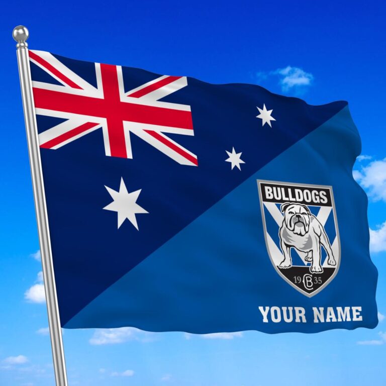 NRL Teams-03-Canterbury Bulldogs- Flag