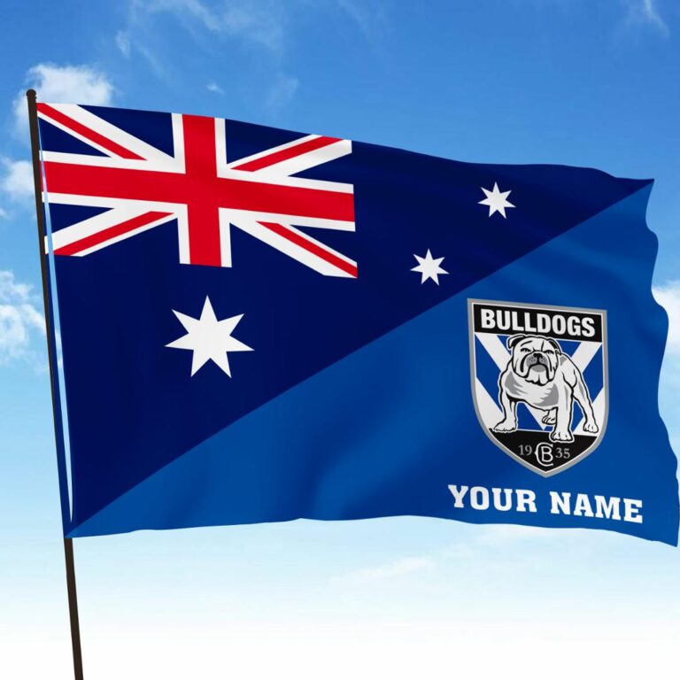 NRL Teams-03-Canterbury Bulldogs- Flag