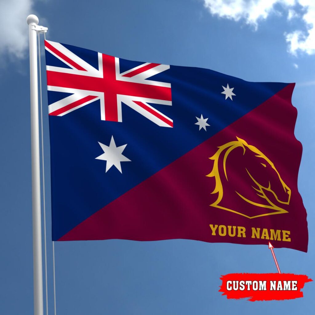 NRL Teams-01-Brisbane Broncos- Flag