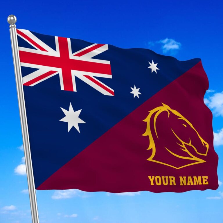 NRL Teams-01-Brisbane Broncos- Flag