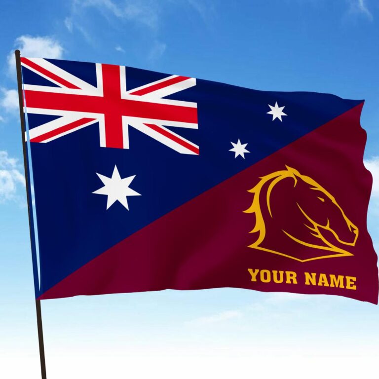 NRL Teams-01-Brisbane Broncos- Flag