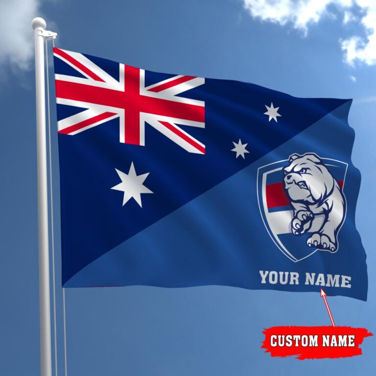 AFL Western Bulldogs Teams-18- - Flag
