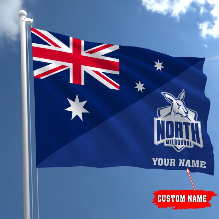 AFL North Melbourne Kangaroos Teams-12- Flag