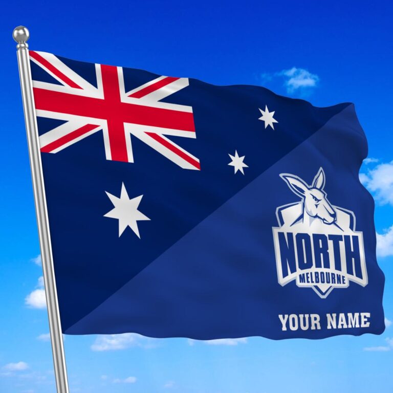 AFL North Melbourne Kangaroos Teams-12- Flag