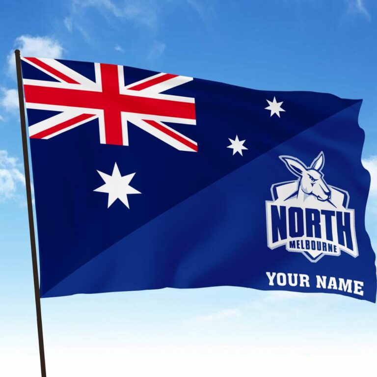 AFL North Melbourne Kangaroos Teams-12- Flag