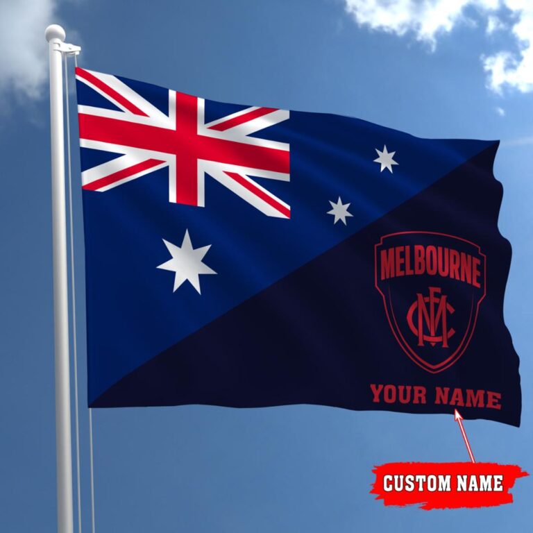 AFL Melbourne Demons Teams-11- Football Club Flag