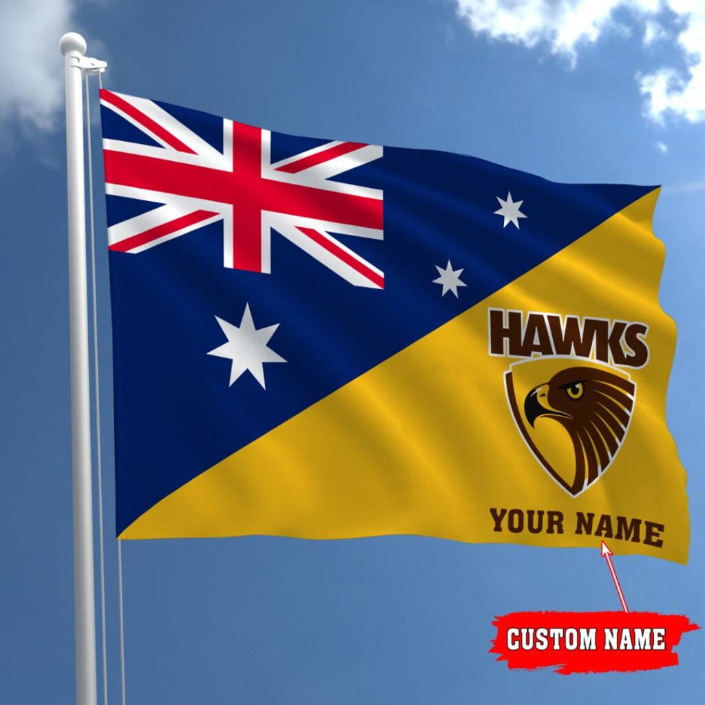 AFL Hawthorn Hawks Teams-10- Football Club Flag