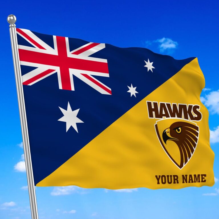 AFL Hawthorn Hawks Teams-10- Football Club Flag