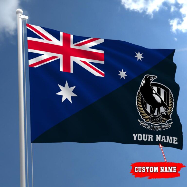 AFL Collingwood Magpies Teams-04- - Flag
