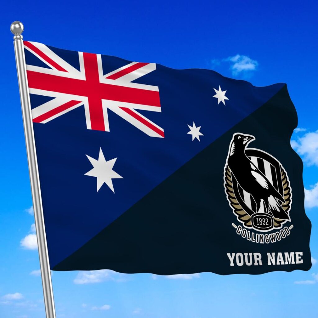 AFL Collingwood Magpies Teams-04- - Flag
