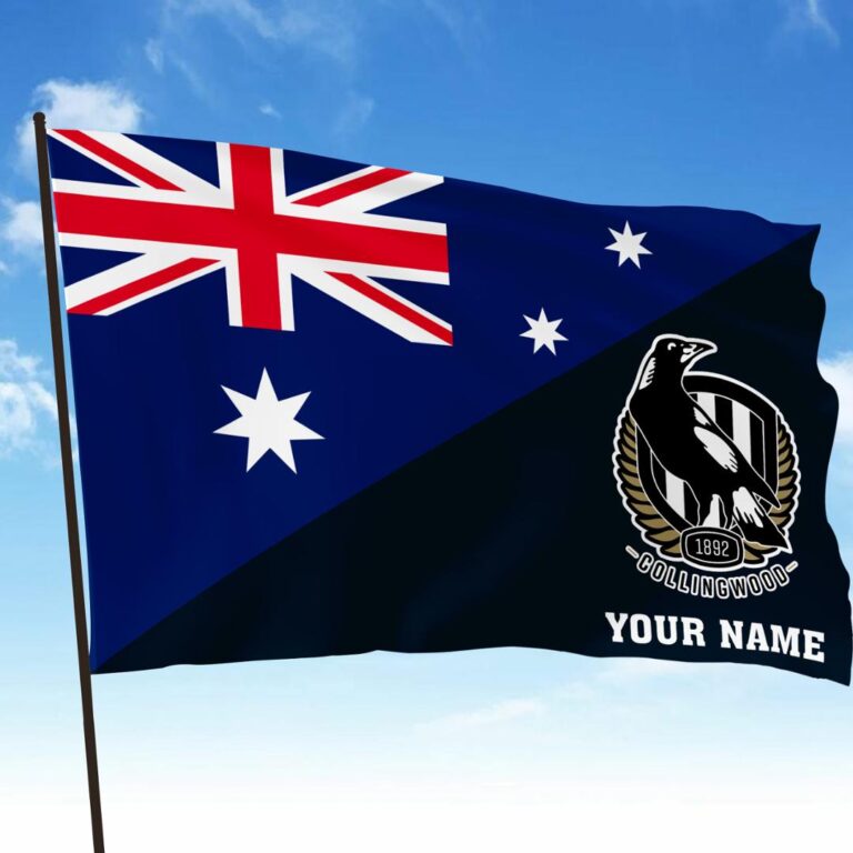 AFL Collingwood Magpies Teams-04- Flag - AU Sport Gift