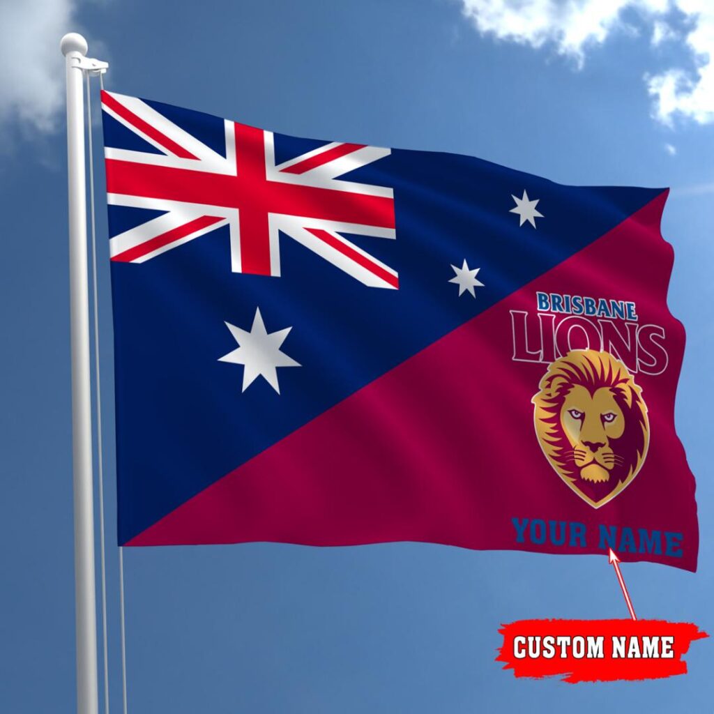 AFL Brisbane Lions Teams-02- - Flag