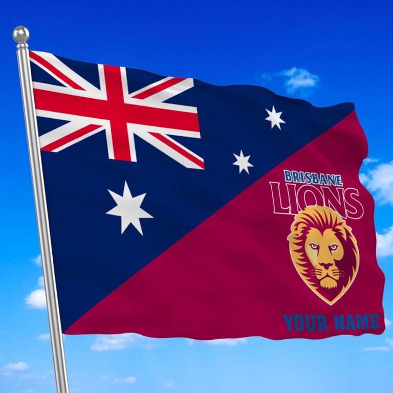AFL Brisbane Lions Teams-02- - Flag