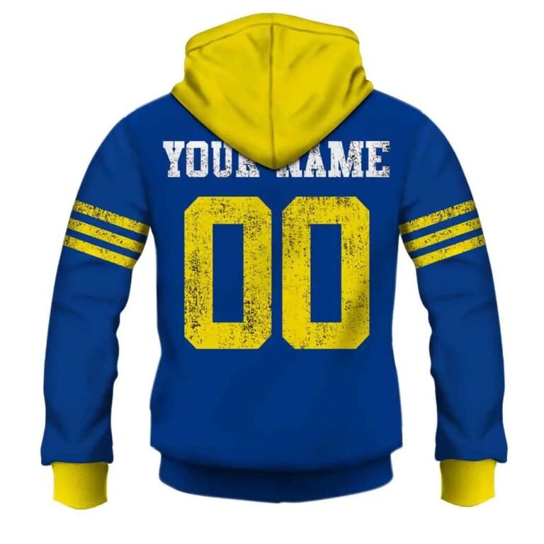 NRL Parramatta Eels Custom Name Number Retro Flag Jerseys 1947 Pullover Hoodie