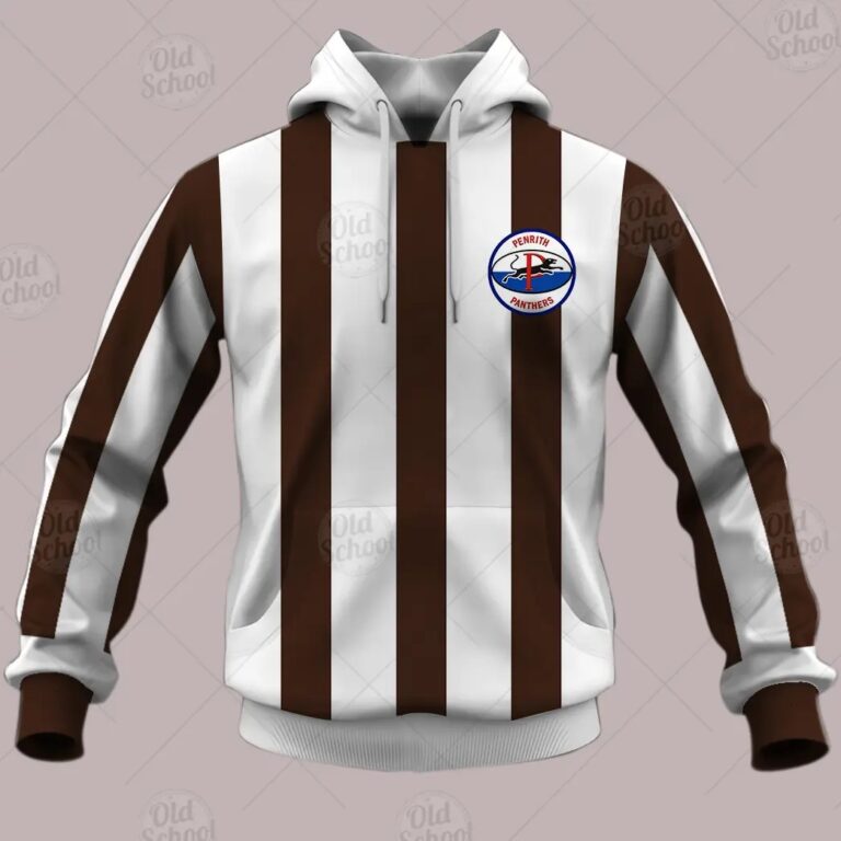 NRL Penrith Panthers Custom Name Number Vintage Jersey 1973 Heritage Pullover Hoodie