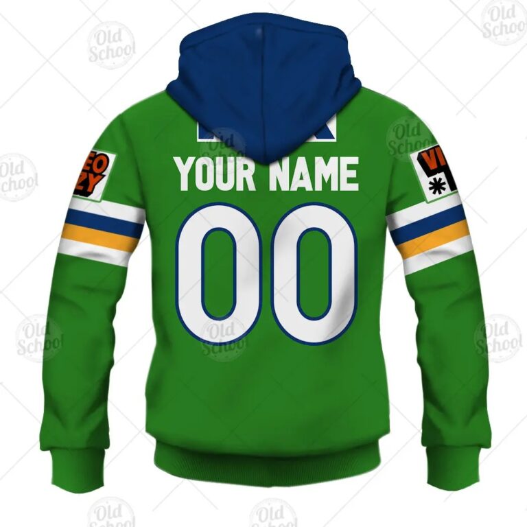 NRL Canberra Raiders Custom Name Number 1994 Vintage Pullover Hoodie