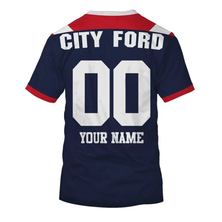 NRL Sydney Roosters Custom Name Number 1976 Vintage Retro Jersey T-Shirt