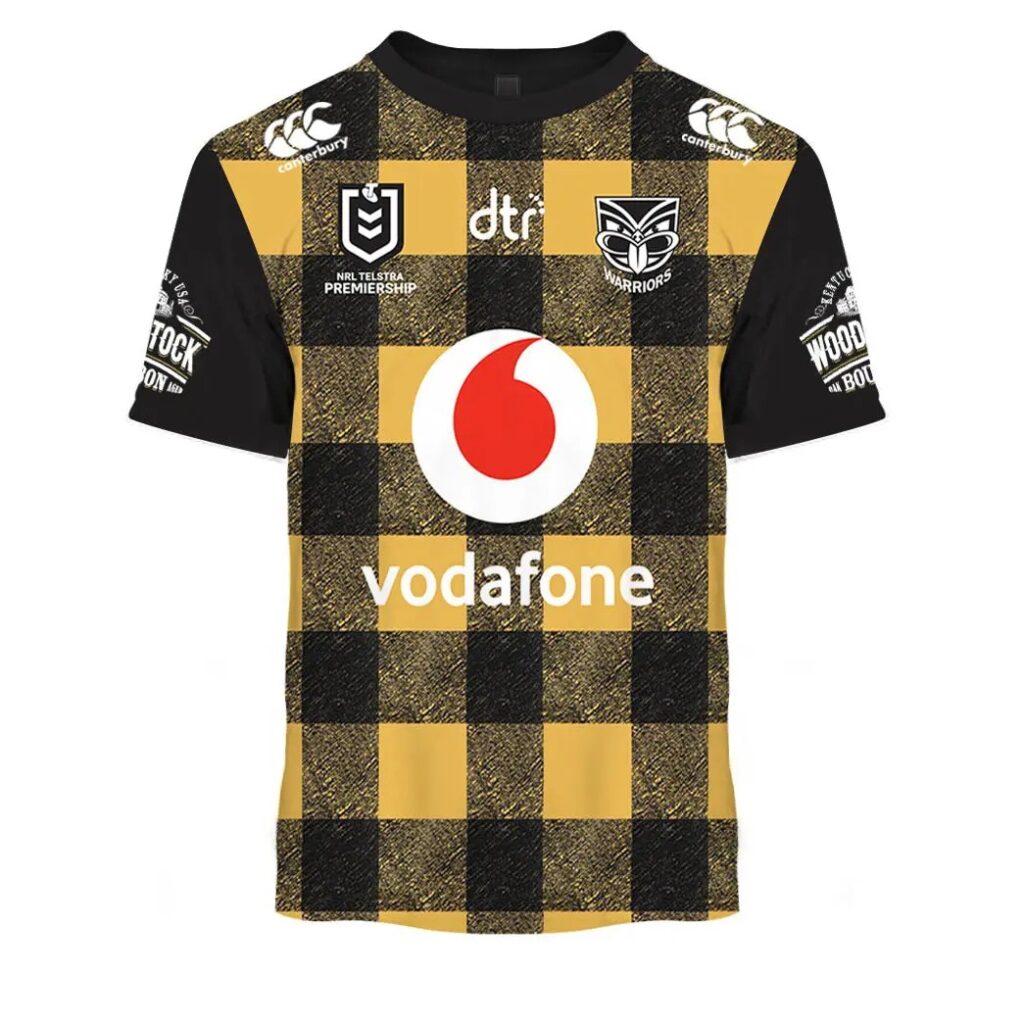 NRL New Zealand Warriors Custom Name Number 2020 Wellington Jersey T-Shirt