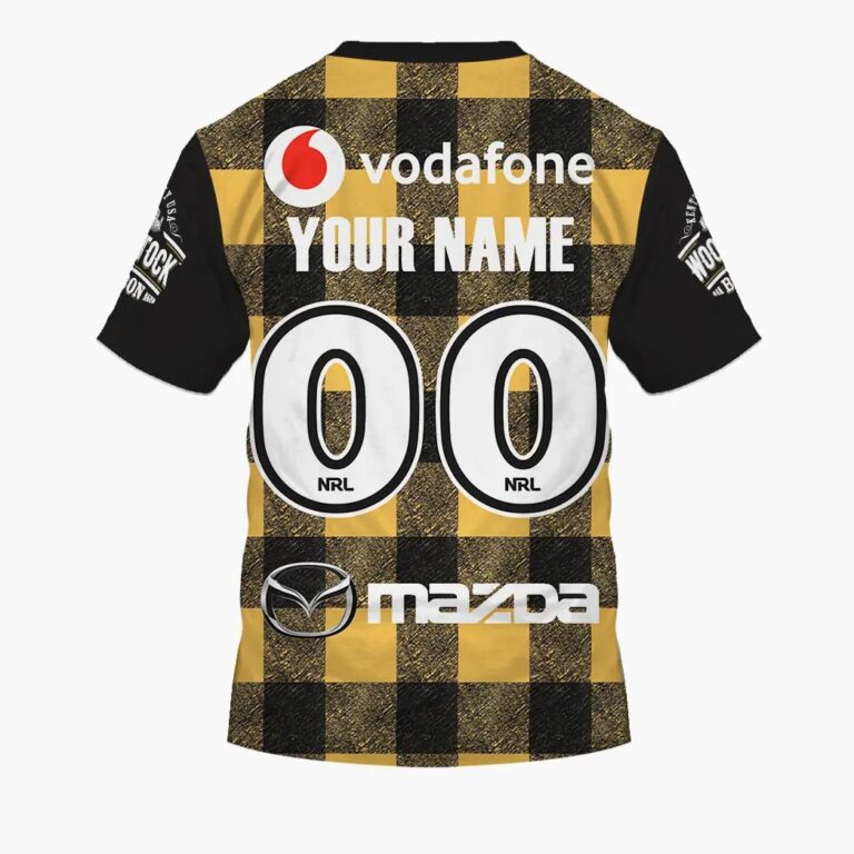 NRL New Zealand Warriors Custom Name Number 2020 Wellington Jersey T-Shirt