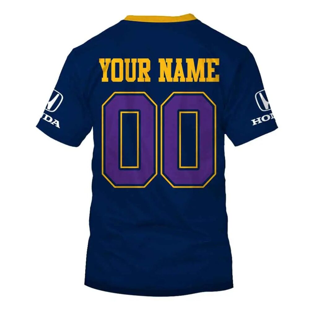 NRL Melbourne Storm Custom Name Number Vintage 1999 Home Jersey T-Shirt