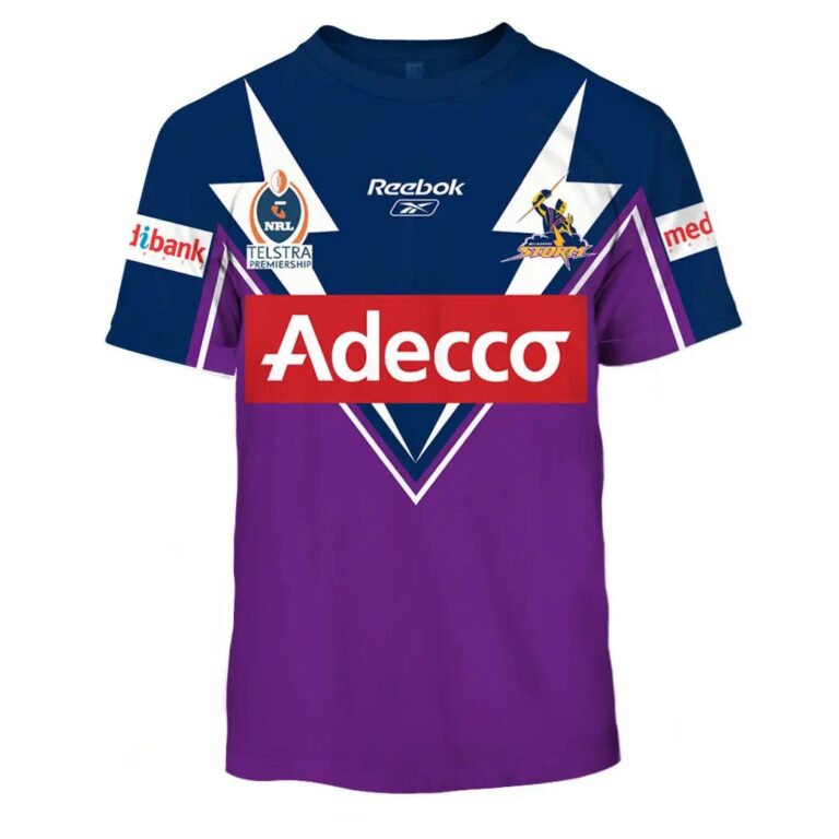 NRL Melbourne Storm Custom Name Number 2006 ARL/NRL Home Jersey T-Shirt