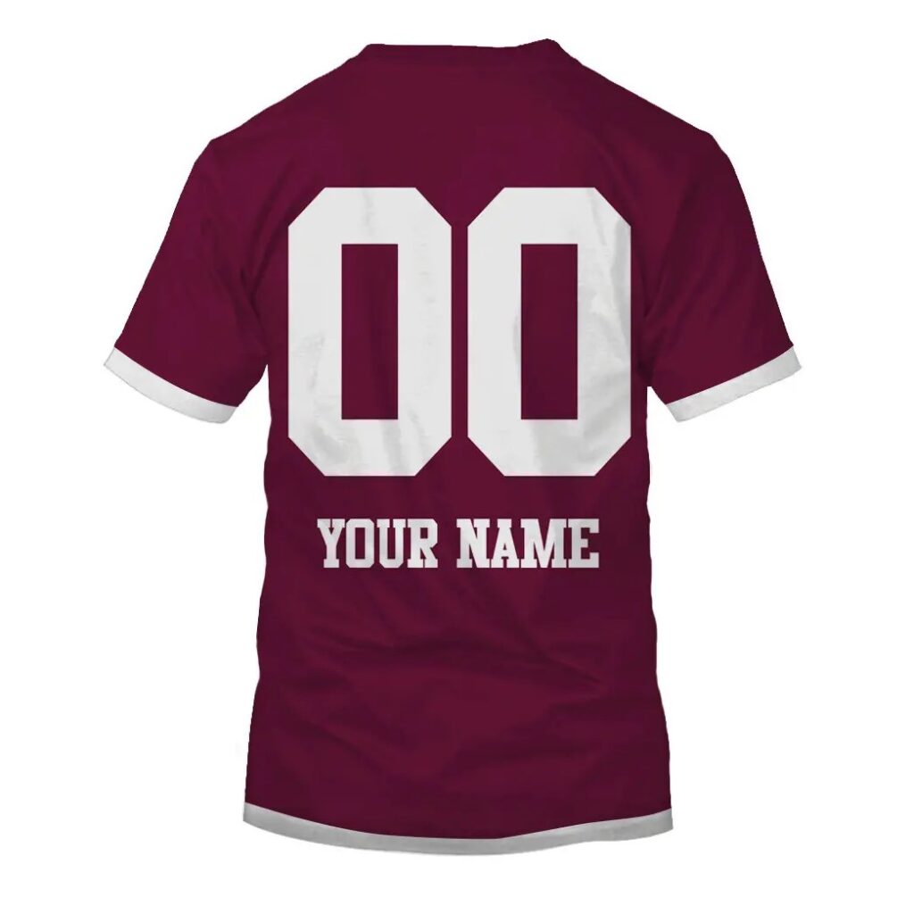 NRL Manly Warringah Sea Eagles Custom Name Number Vintage 1998 Jersey T-Shirt