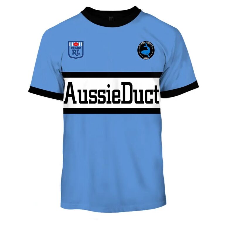 NRL Cronulla-Sutherland Sharks Custom Name Number 1988 ARL/NRL Retro Heritage Vintage Jersey T-Shirt