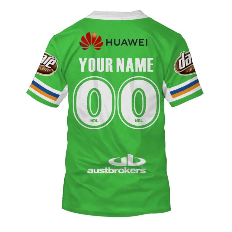 NRL Canberra Raiders Custom Name Number x Bluey Jersey T-Shirt