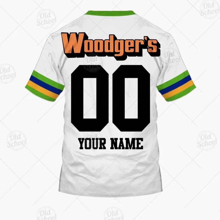 NRL Canberra Raiders Custom Name Number 1989 Away Vintage Retro Jersey T-Shirt