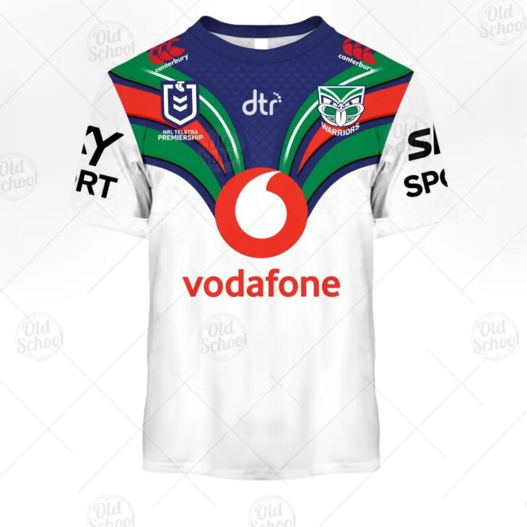 NRL New Zealand Warriors Custom Name Number 2021 Away Jersey T-Shirt