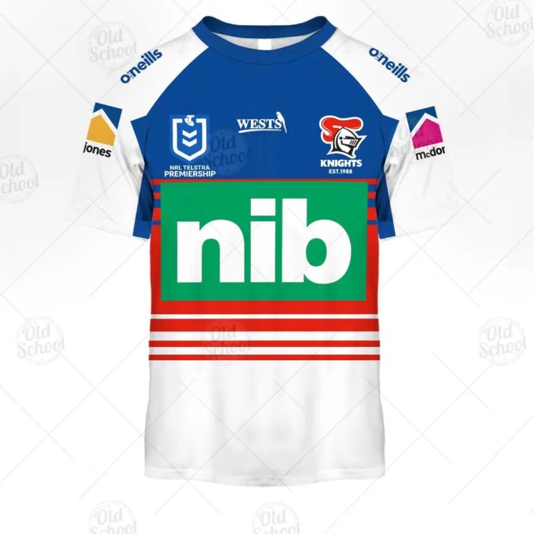 NRL Newcastle Knights Custom Name Number 2021 Away Jersey T-Shirt
