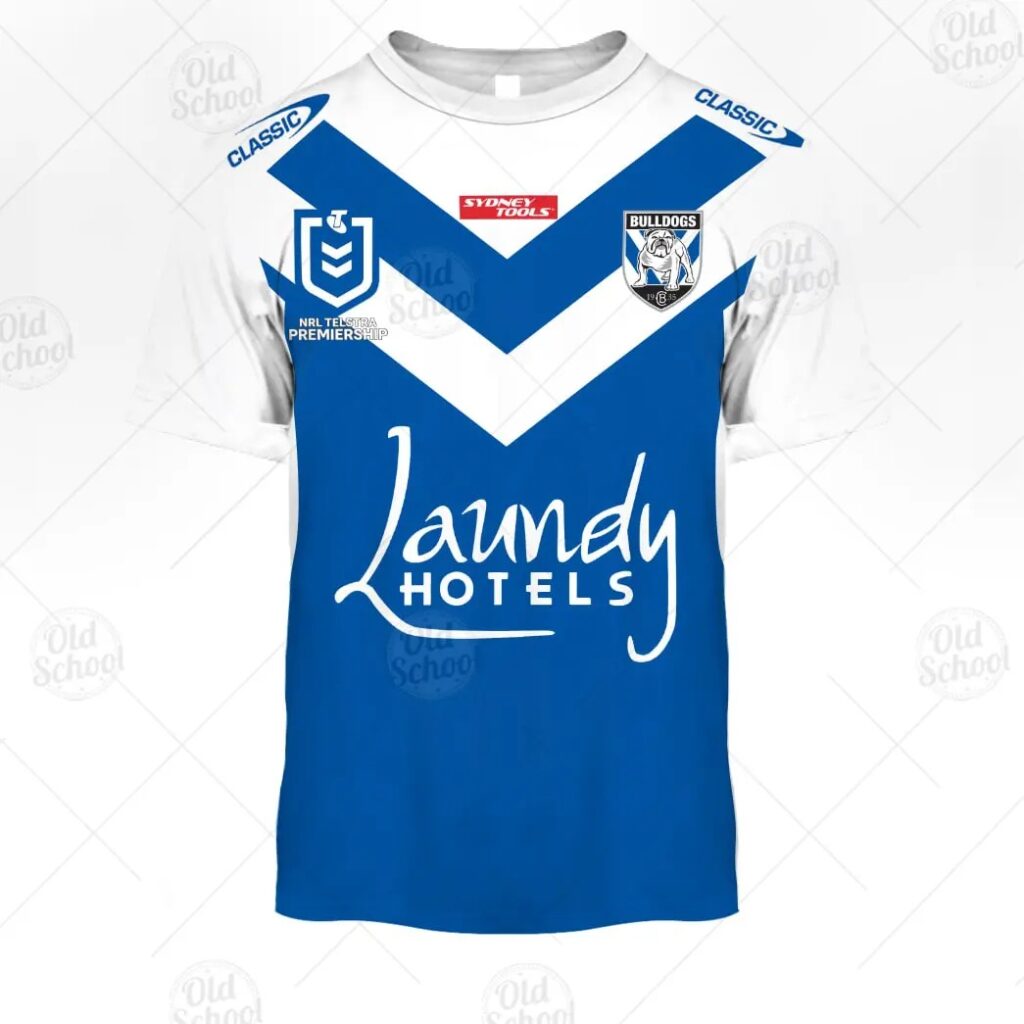 NRL Canterbury-Bankstown Bulldogs Custom Name Number 2021 Away Jersey T-Shirt