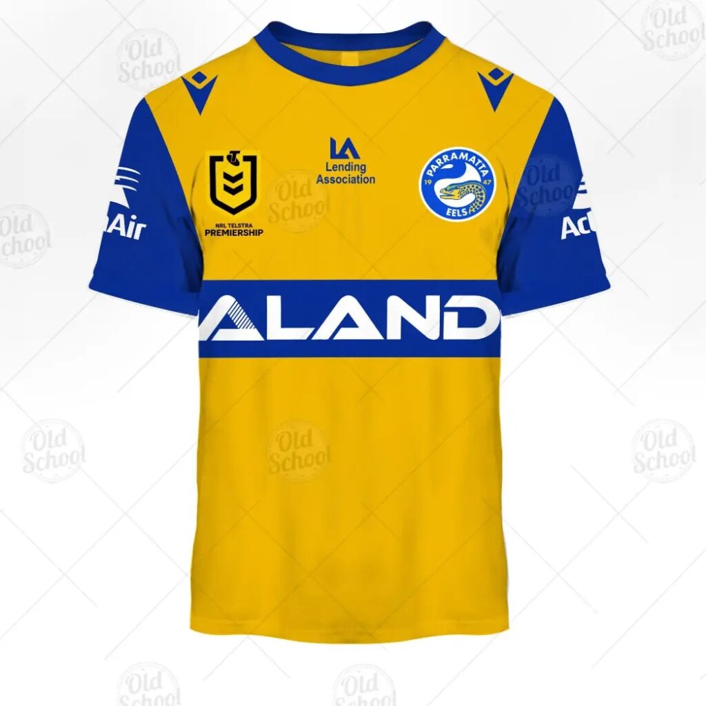 NRL Parramatta Eels Custom Name Number 2021 Away Jersey T-Shirt