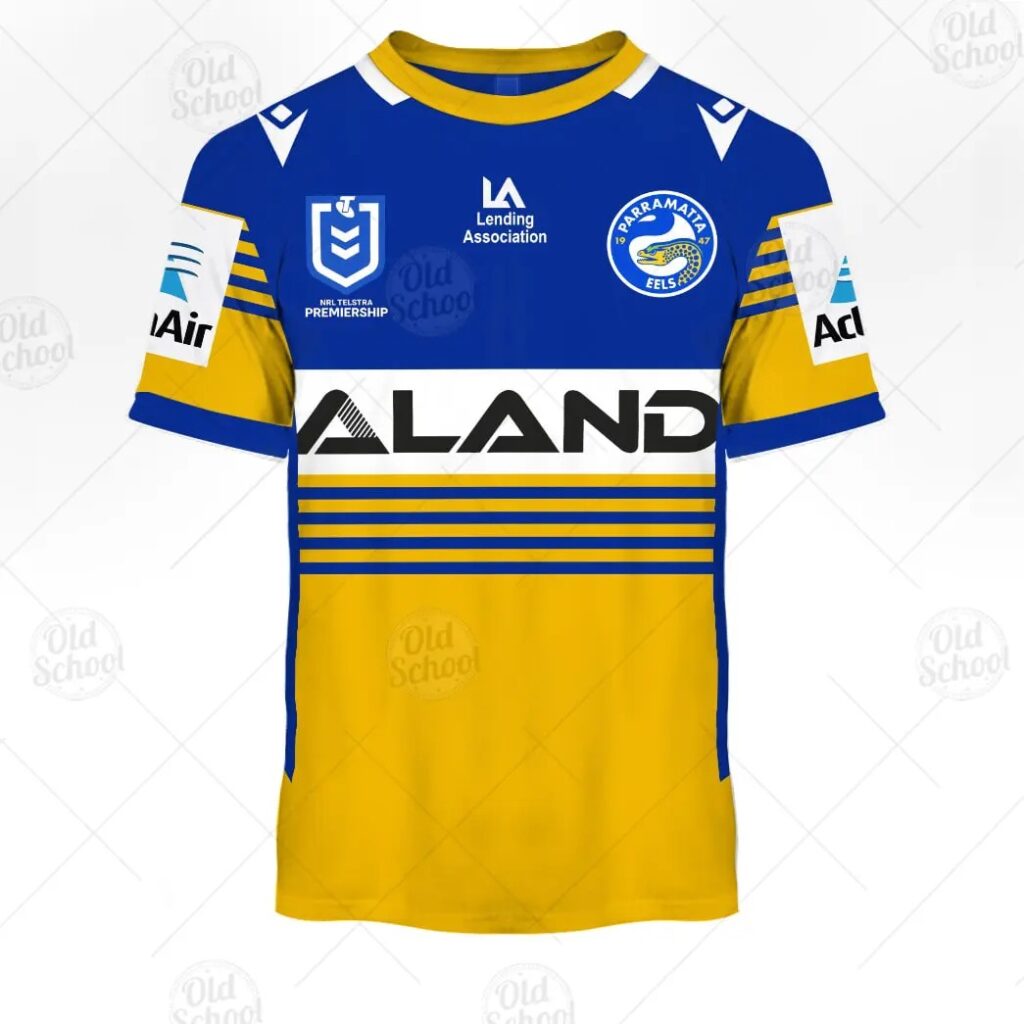 NRL Parramatta Eels Custom Name Number 2021 Home Jersey T-Shirt