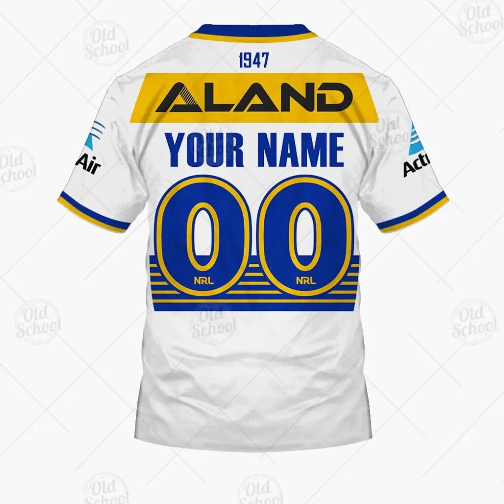 NRL Parramatta Eels Custom Name Number 2021 Alternate Jersey T-Shirt