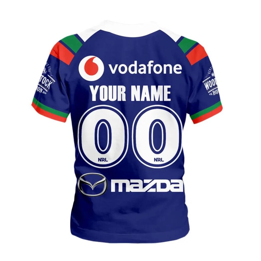 NRL New Zealand Warriors Custom Name Number 2020 Home Jersey Kids T-Shirt