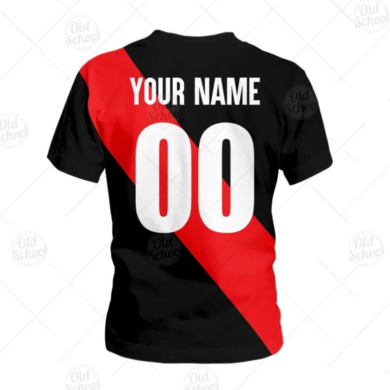 AFL Essendon Bombers Custom Name Number Vintage Retro Kids T-Shirt
