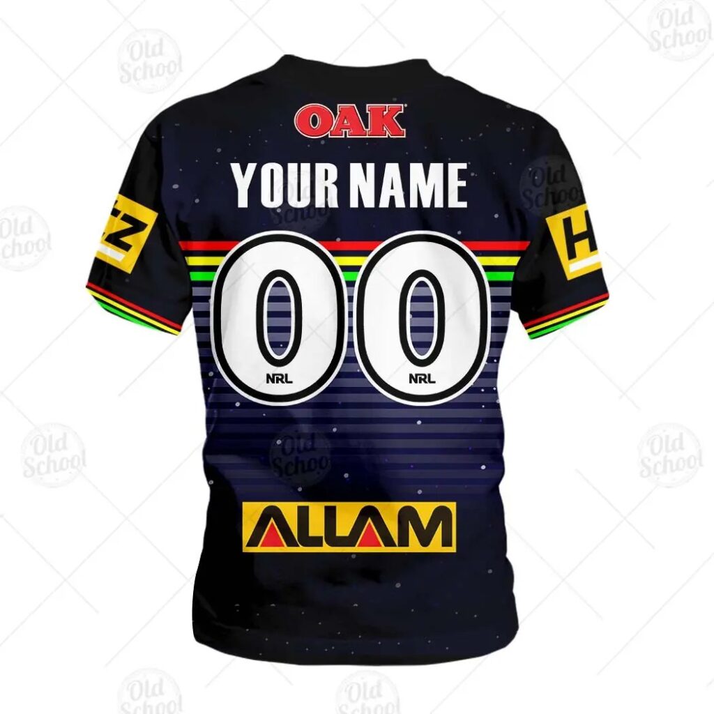 NRL Penrith Panthers Custom Name Number x The Simpsons 2020 Halloween Kids T-Shirt