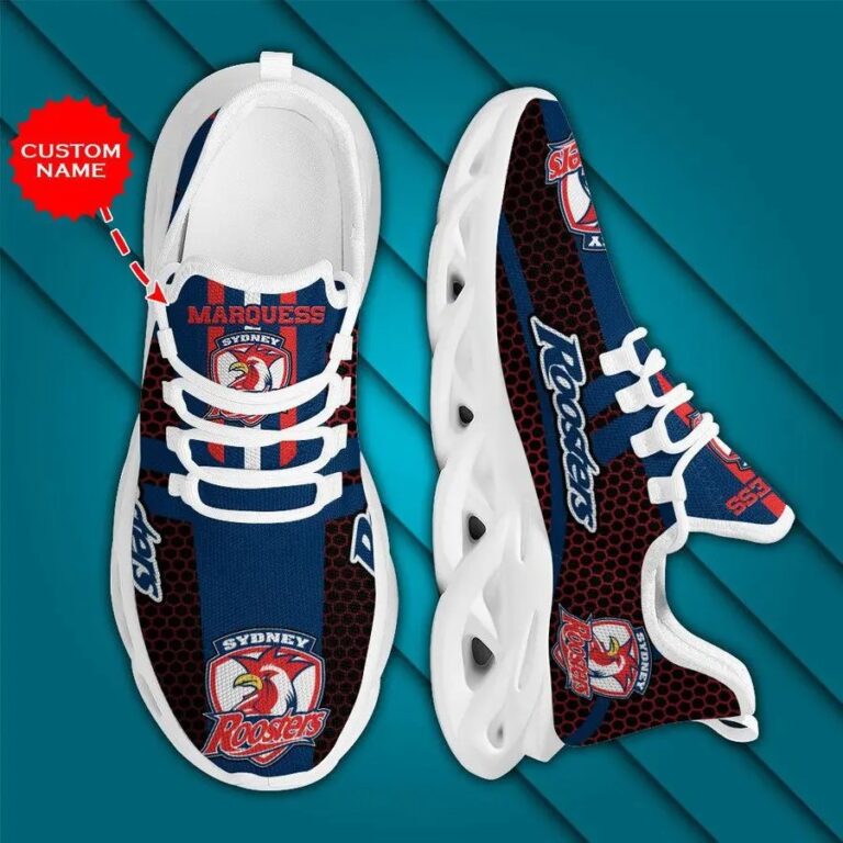 NRL Sydney Roosters Custom Name Max Soul Shoes V5