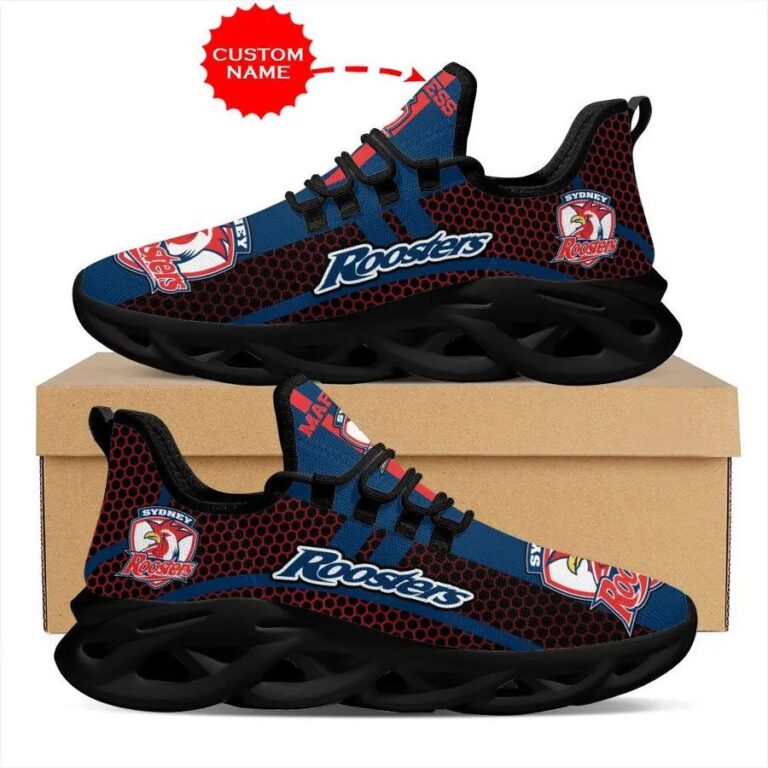 NRL Sydney Roosters Custom Name Max Soul Shoes V5