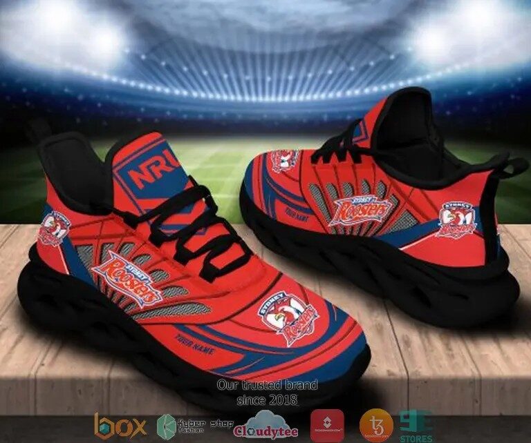 NRL Sydney Roosters Custom Name Max Soul Shoes V3