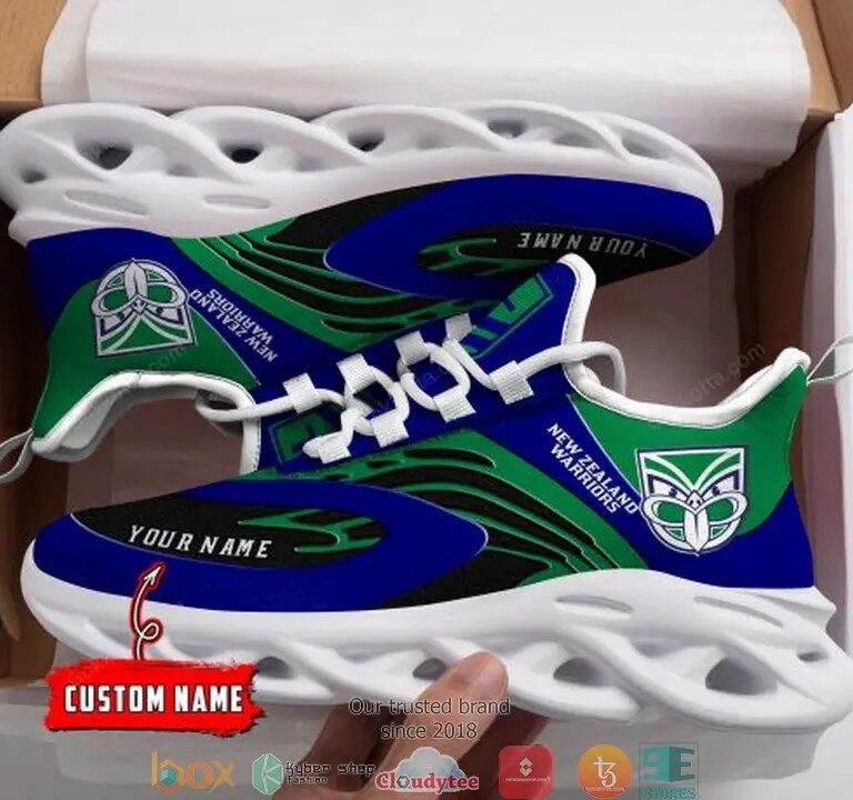 NRL New Zealand Warriors Custom Name Max Soul Shoes V4